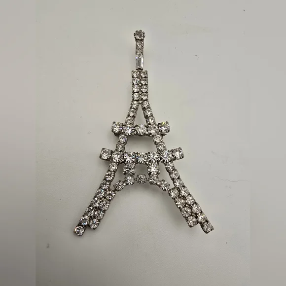 Vintage Eiffle Tower Brooch - Picture 3 of 10